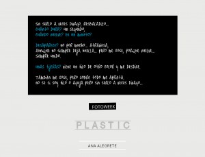 Fotoweek - Plastic : Ana Alegrete © moversinmover